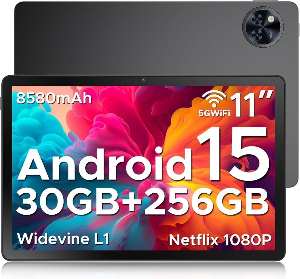 Doogee U11 Pro A15 Tablet 11in 30GB-256GB-2TB TF-8580mAh-Octa-Core-90Hz Display-5G Widevine L1-BT5.0-13MP-5MP_img0